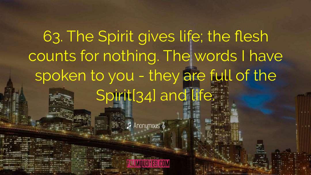 Full Of The Spirit quotes by Anonymous