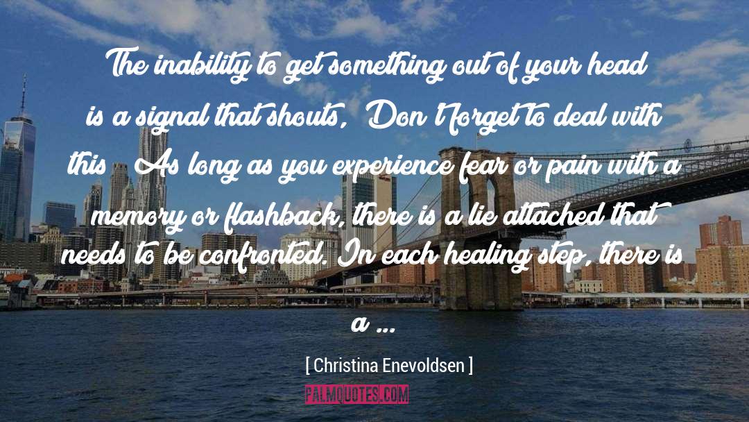 Full Of Thoughts quotes by Christina Enevoldsen