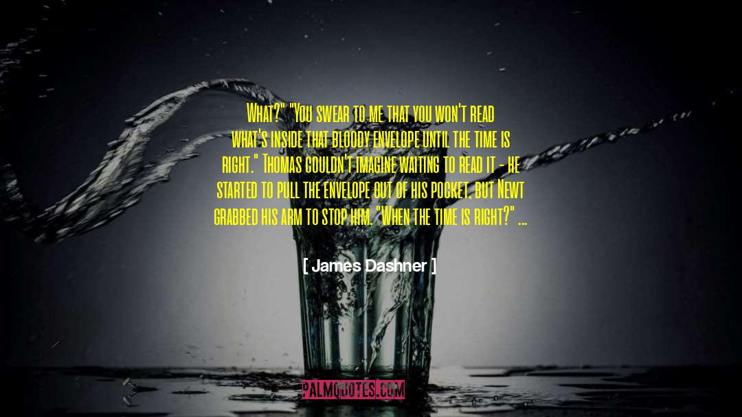 Full Stop Inside quotes by James Dashner