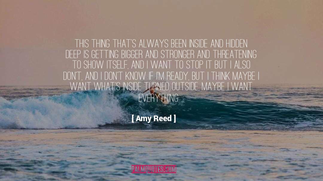 Full Stop Inside quotes by Amy Reed