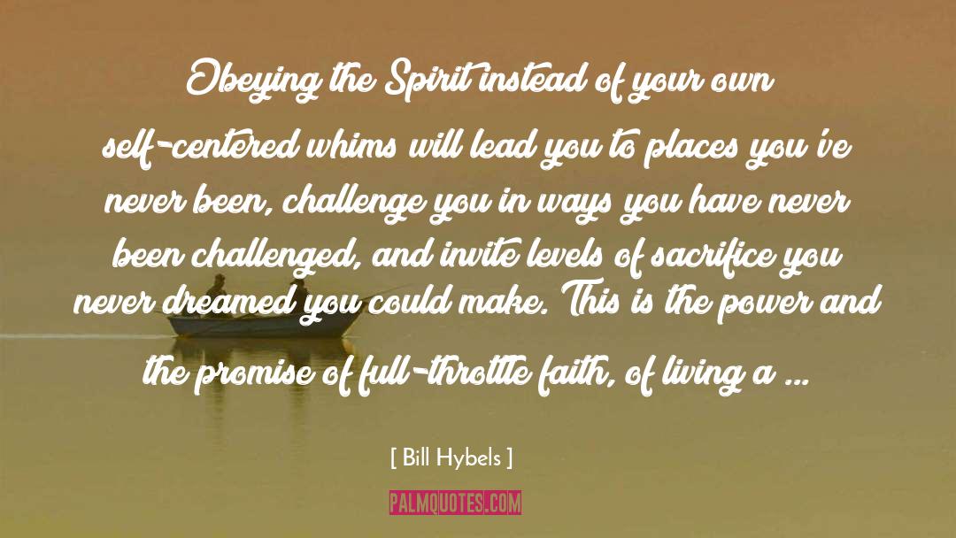 Full Throttle quotes by Bill Hybels