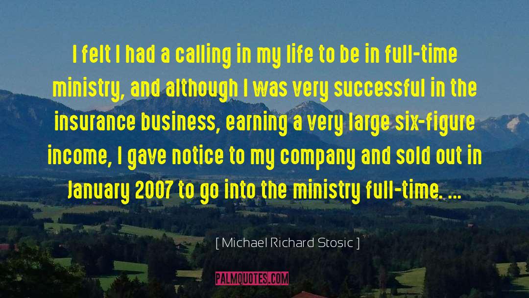 Full Time quotes by Michael Richard Stosic