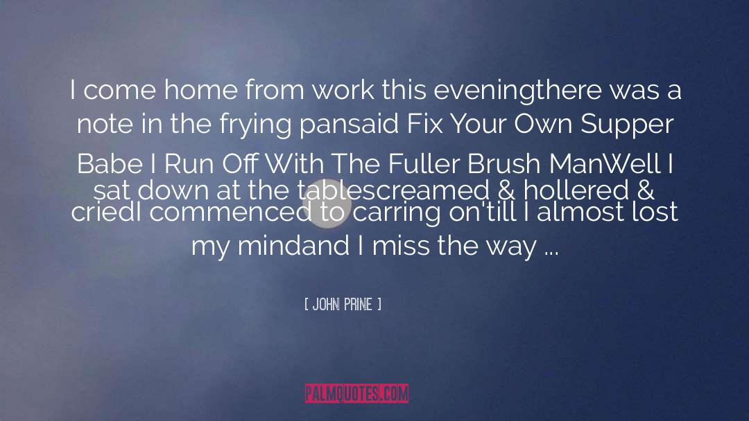 Fuller Brush Man quotes by John Prine