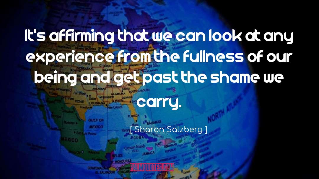 Fullness Of Our Being quotes by Sharon Salzberg