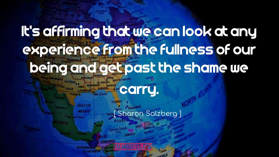 Fullness quotes by Sharon Salzberg