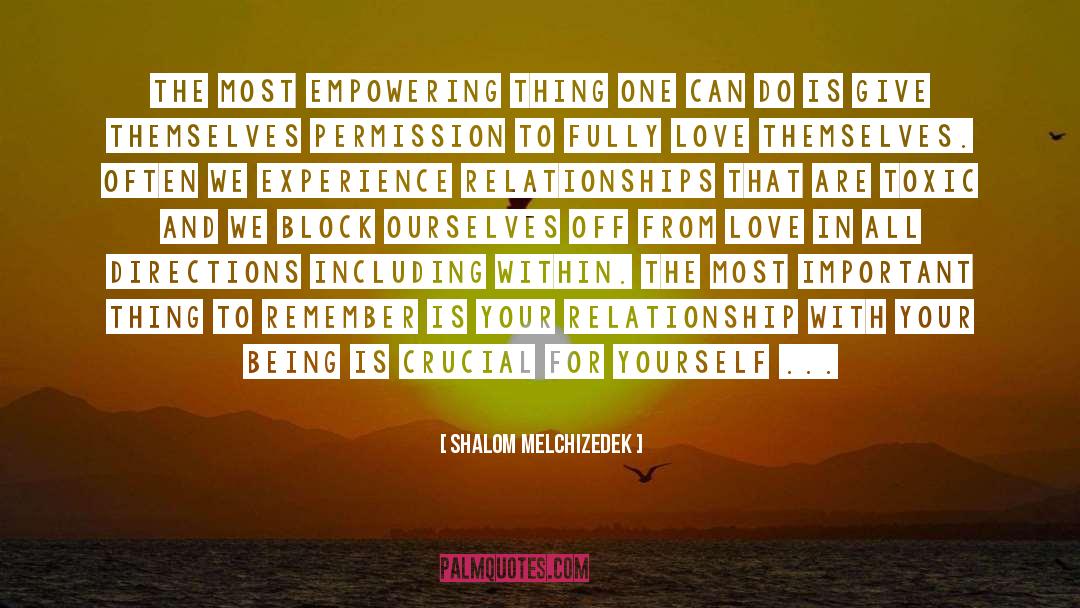 Fully Love quotes by Shalom Melchizedek