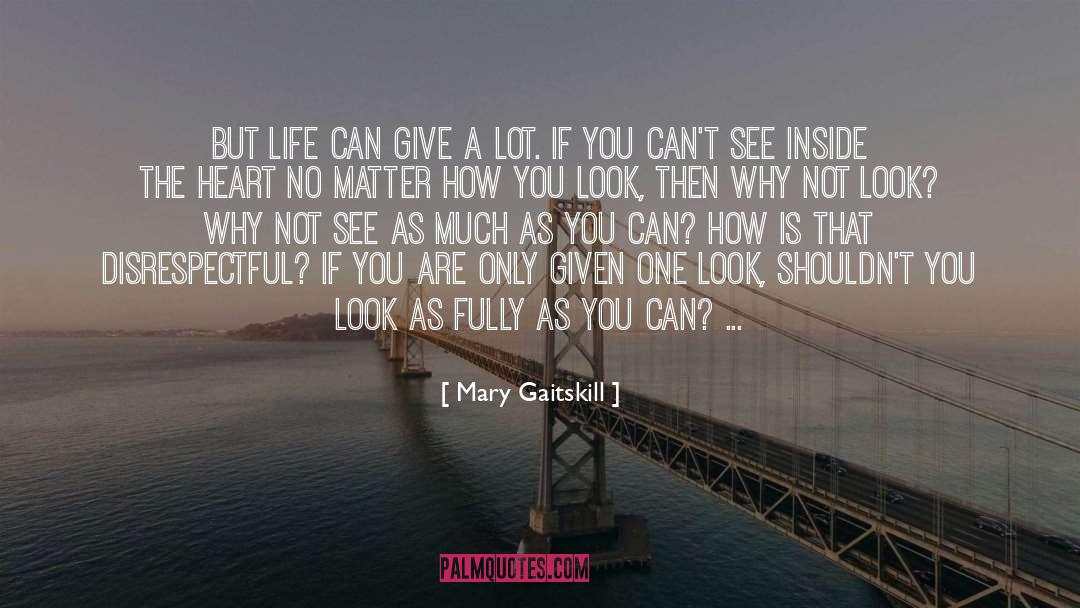 Fully quotes by Mary Gaitskill