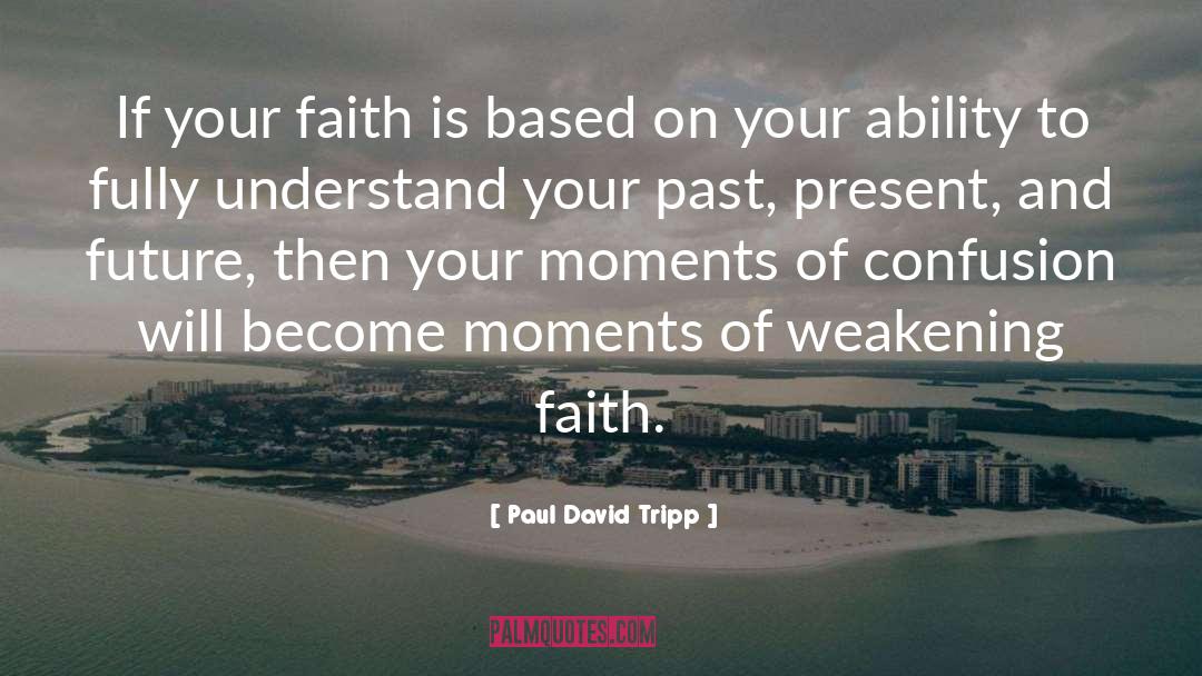 Fully Understand quotes by Paul David Tripp