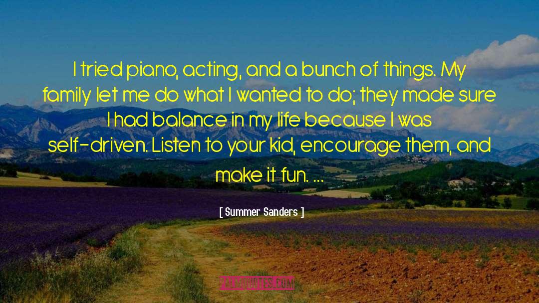 Fun Camp quotes by Summer Sanders