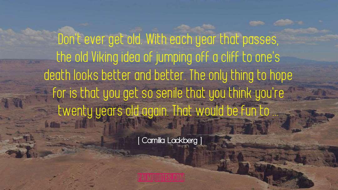 Fun Derby quotes by Camilla Lackberg