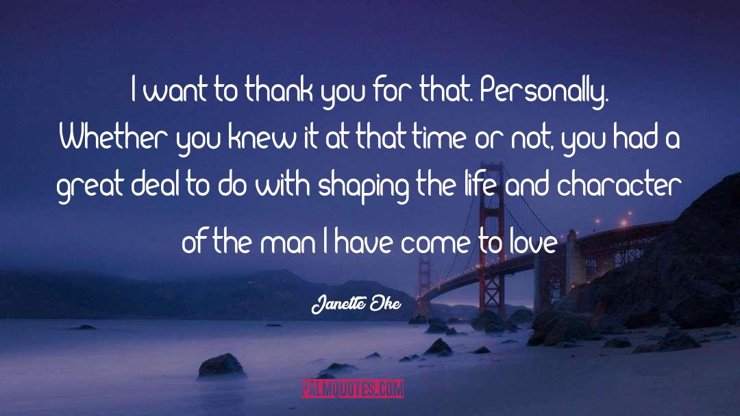 Fun Love quotes by Janette Oke