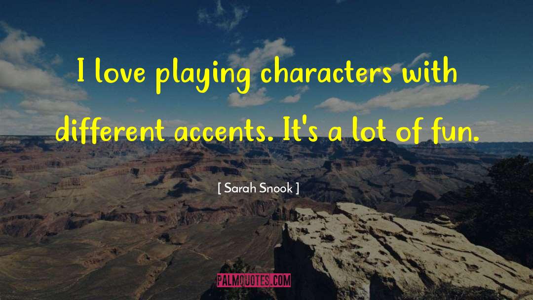 Fun Love quotes by Sarah Snook