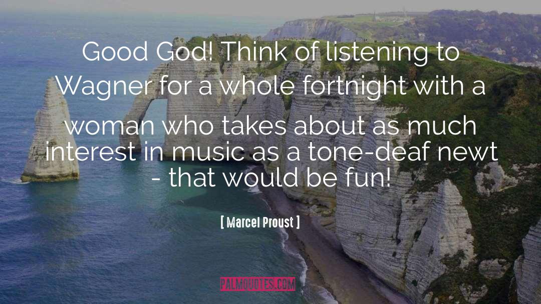 Fun Music quotes by Marcel Proust