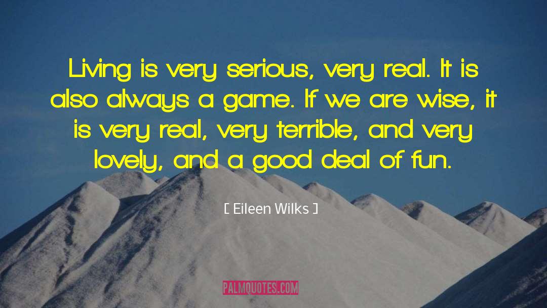 Fun Music quotes by Eileen Wilks