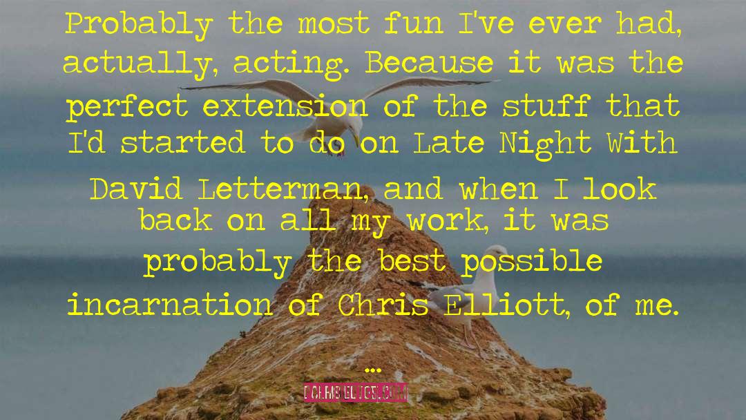 Fun Night quotes by Chris Elliott