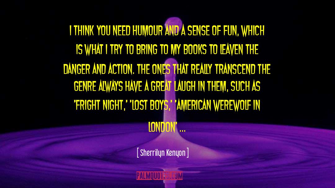 Fun Night quotes by Sherrilyn Kenyon