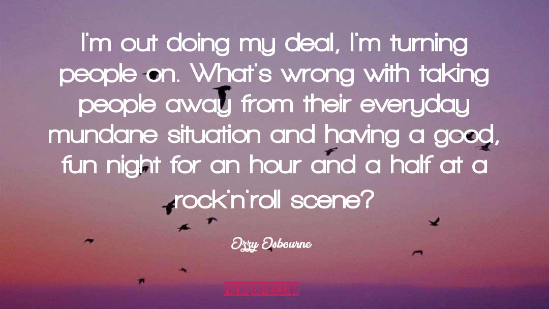 Fun Night quotes by Ozzy Osbourne