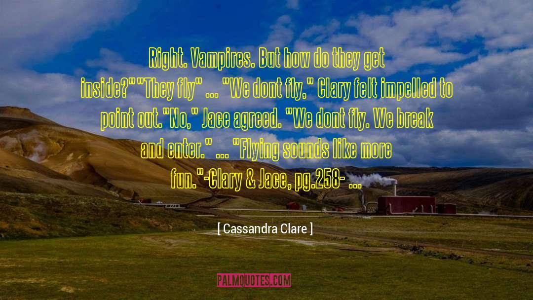 Fun Romance quotes by Cassandra Clare