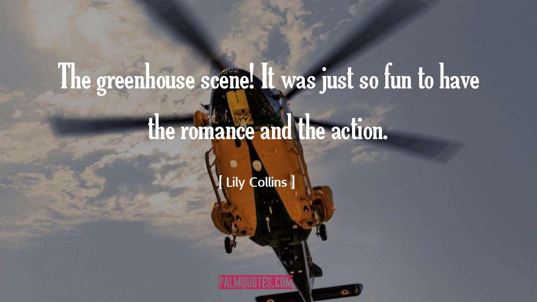 Fun Romance quotes by Lily Collins