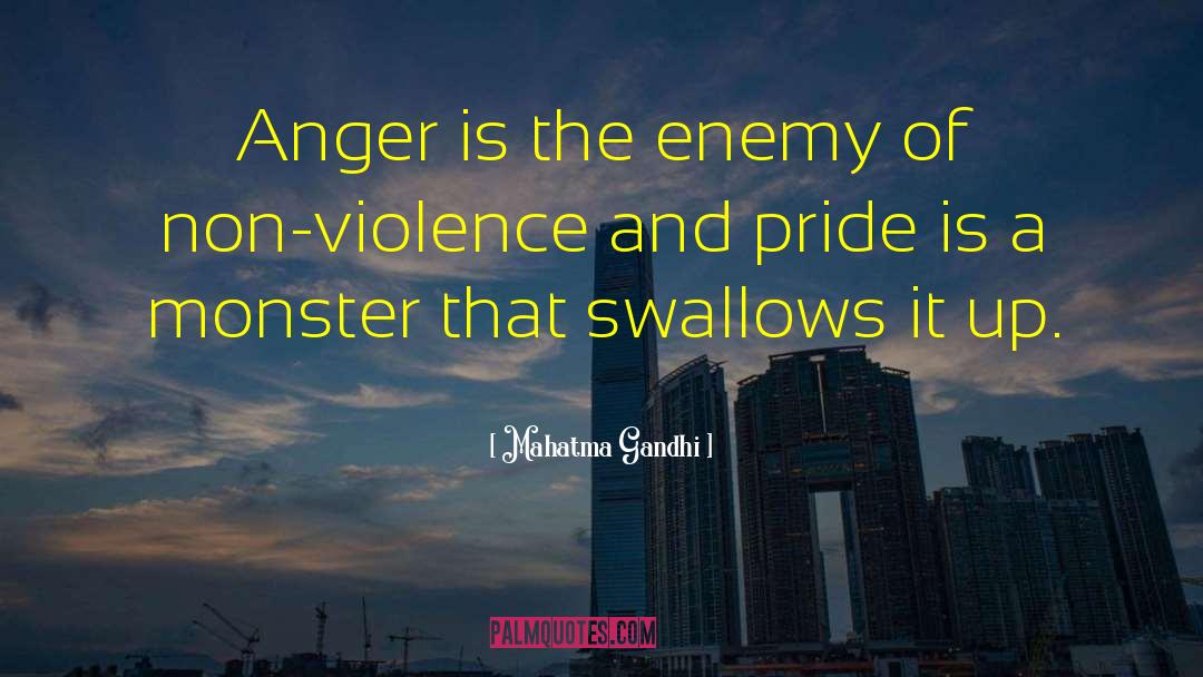 Function Of Anger Pride quotes by Mahatma Gandhi