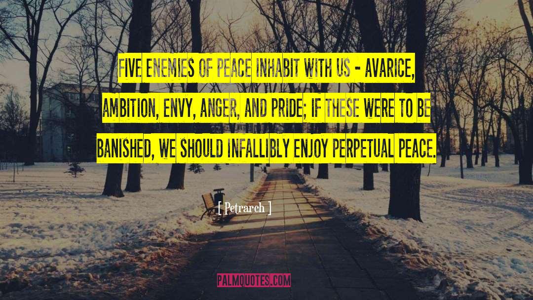 Function Of Anger Pride quotes by Petrarch