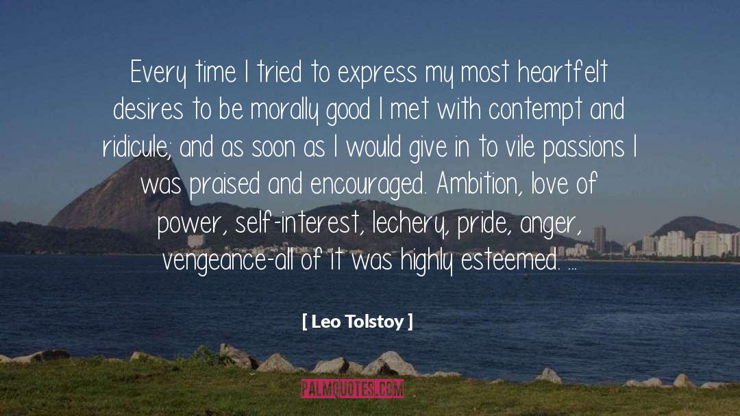 Function Of Anger Pride quotes by Leo Tolstoy