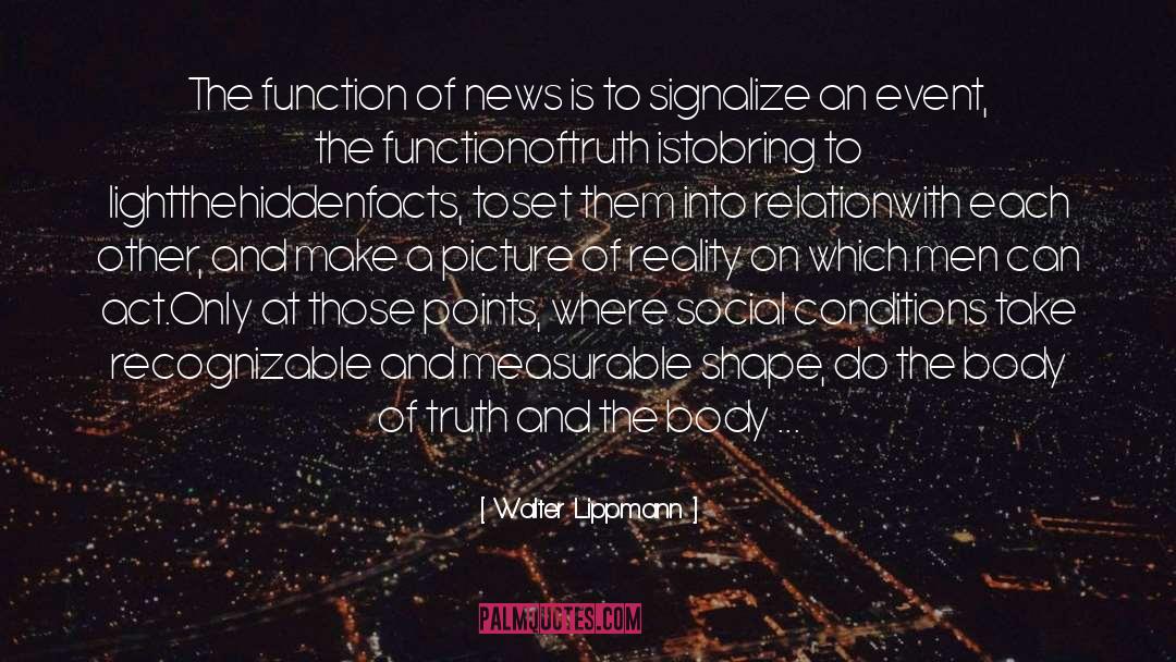 Function quotes by Walter Lippmann
