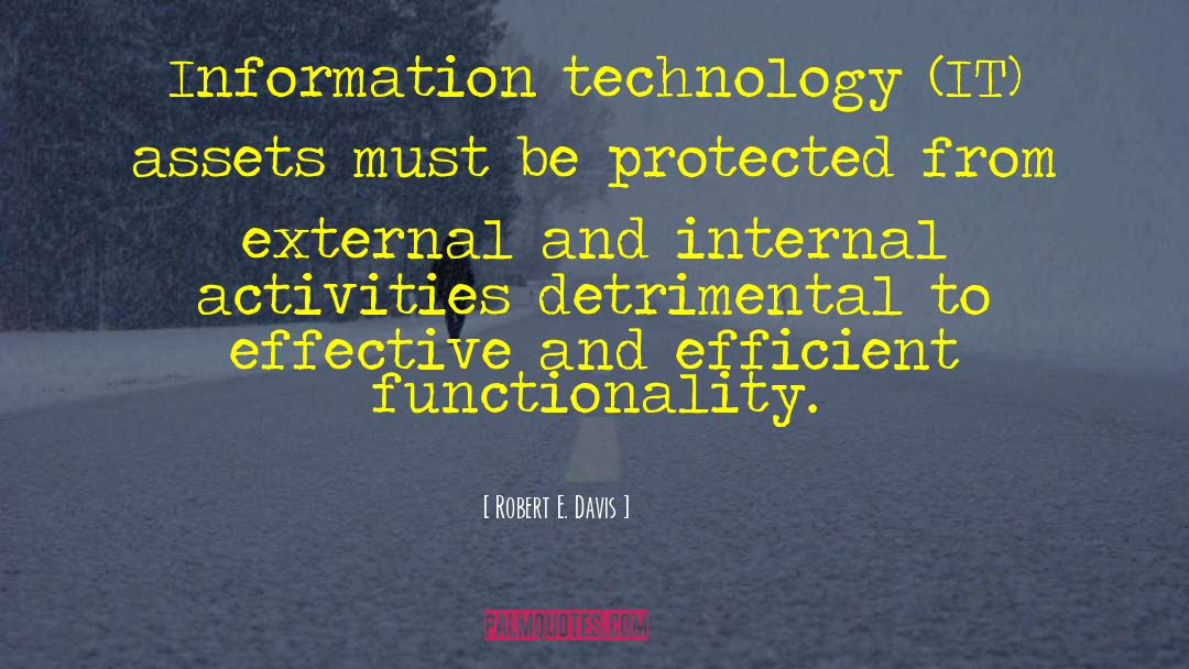 Functionality quotes by Robert E. Davis