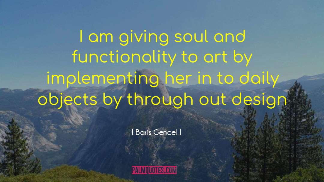 Functionality quotes by Baris Gencel