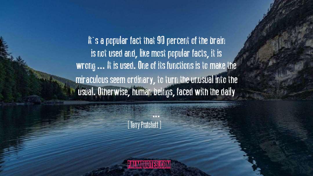 Functions Of The Human Brain quotes by Terry Pratchett