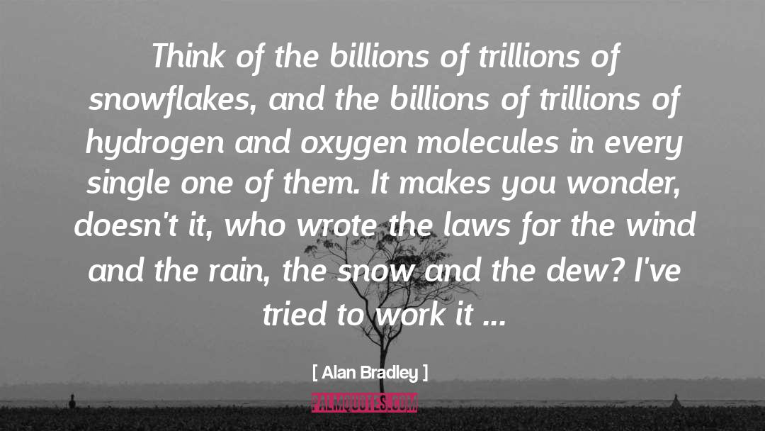 Fundamental Laws Of Nature quotes by Alan Bradley