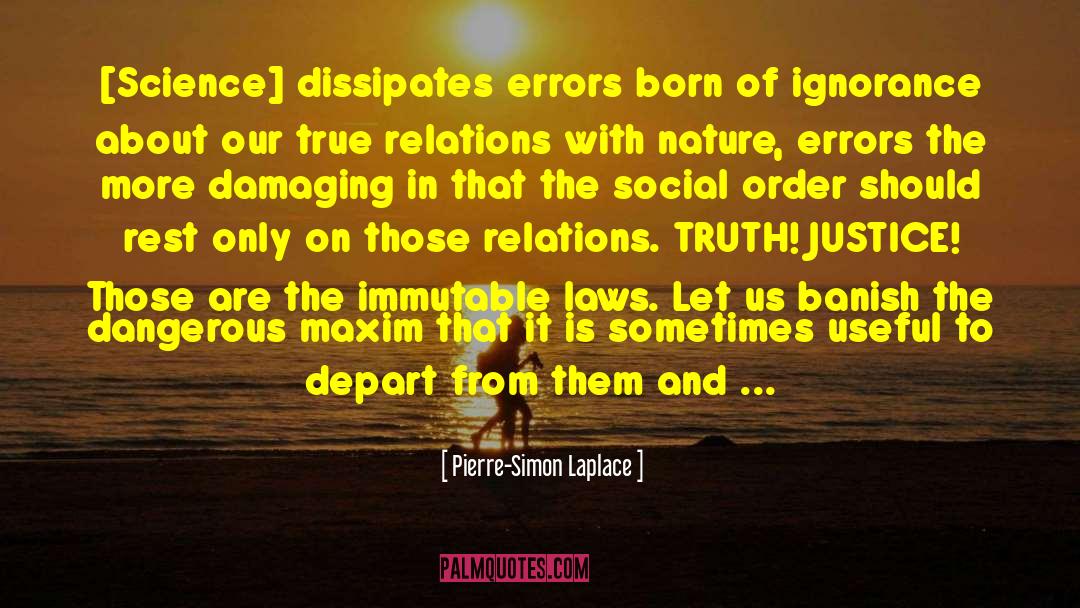 Fundamental Laws Of Nature quotes by Pierre-Simon Laplace