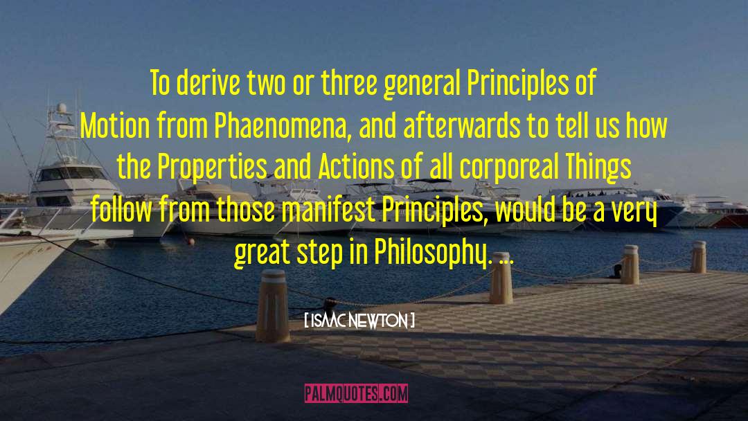 Fundamental Principles quotes by Isaac Newton