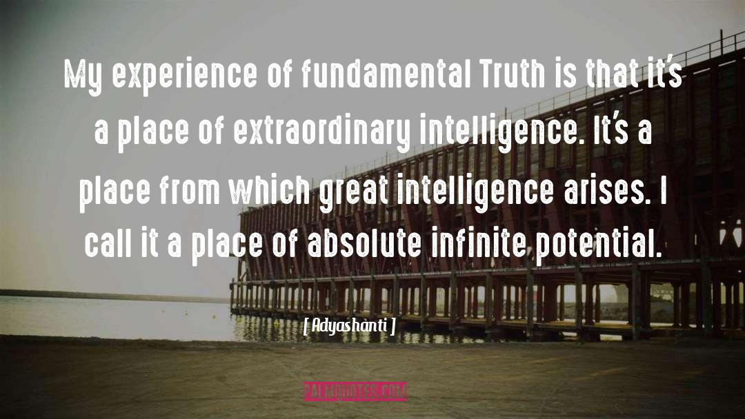 Fundamental Truth quotes by Adyashanti