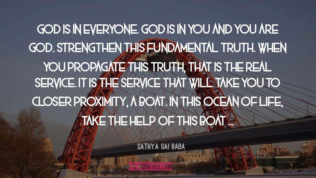 Fundamental Truth quotes by Sathya Sai Baba