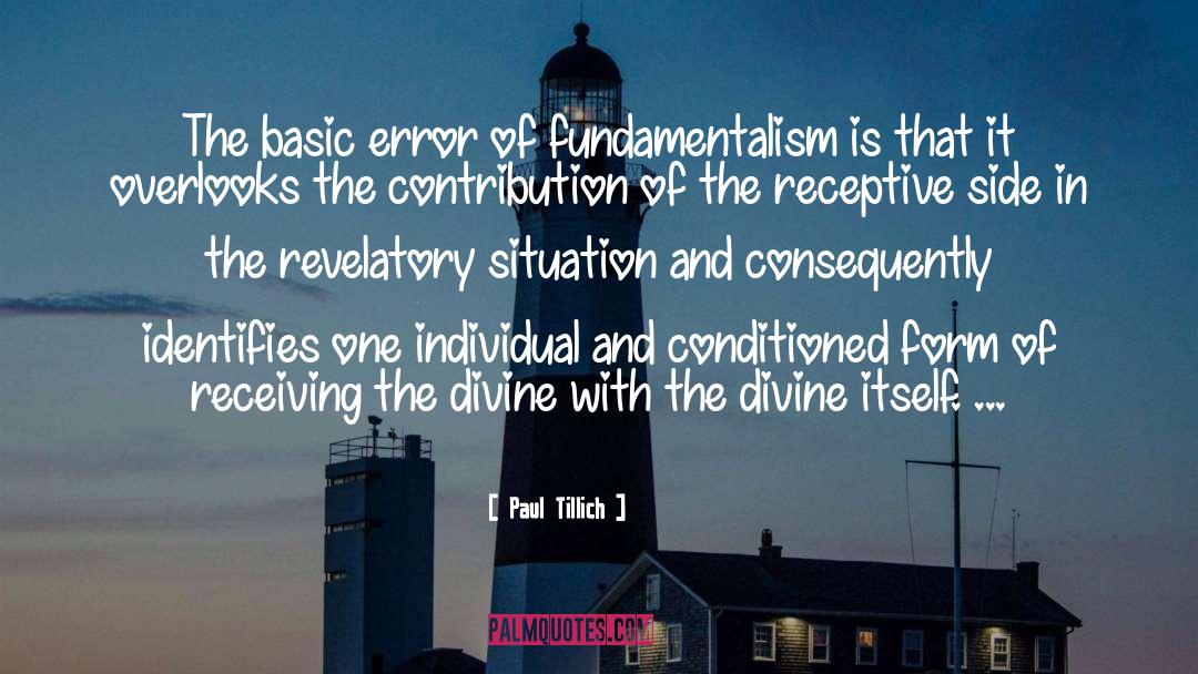 Fundamentalism quotes by Paul Tillich