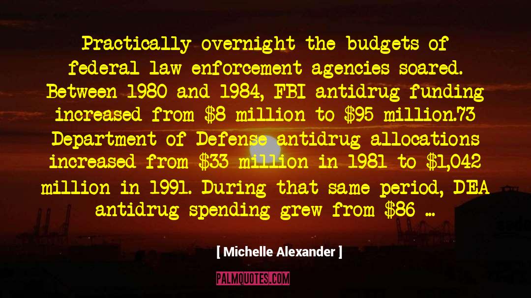 Funding quotes by Michelle Alexander