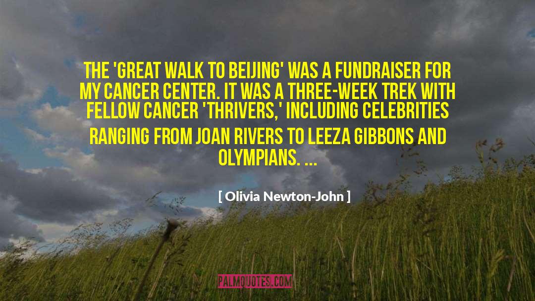 Fundraiser quotes by Olivia Newton-John