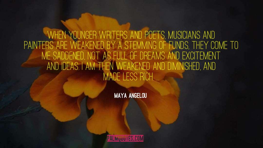 Funds quotes by Maya Angelou
