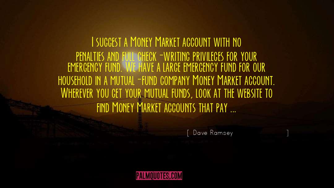 Funds quotes by Dave Ramsey