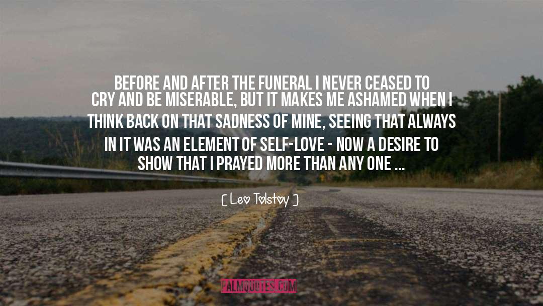 Funeral quotes by Leo Tolstoy
