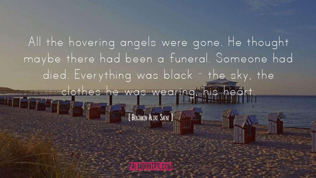 Funeral Tissue quotes by Benjamin Alire Saenz