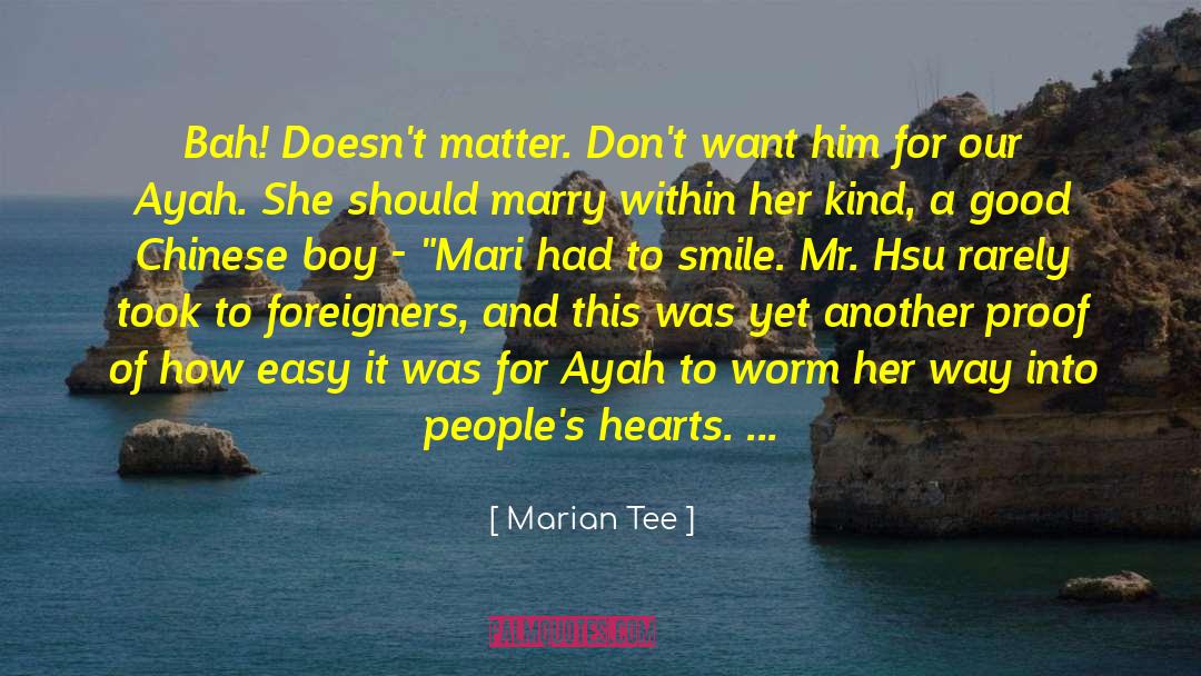 Funie Hsu quotes by Marian Tee