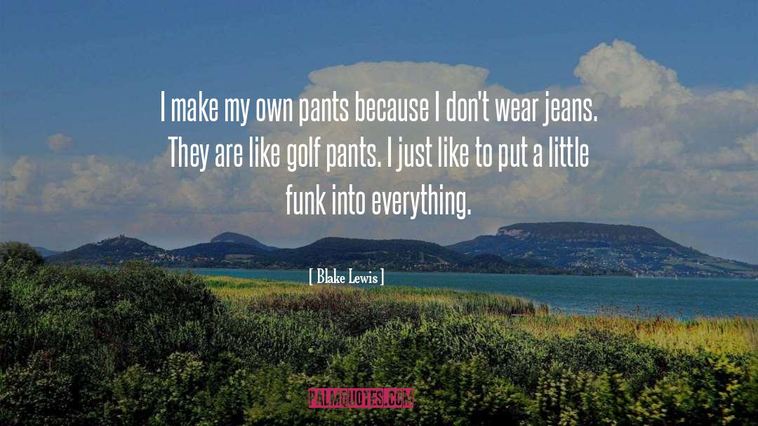 Funk quotes by Blake Lewis