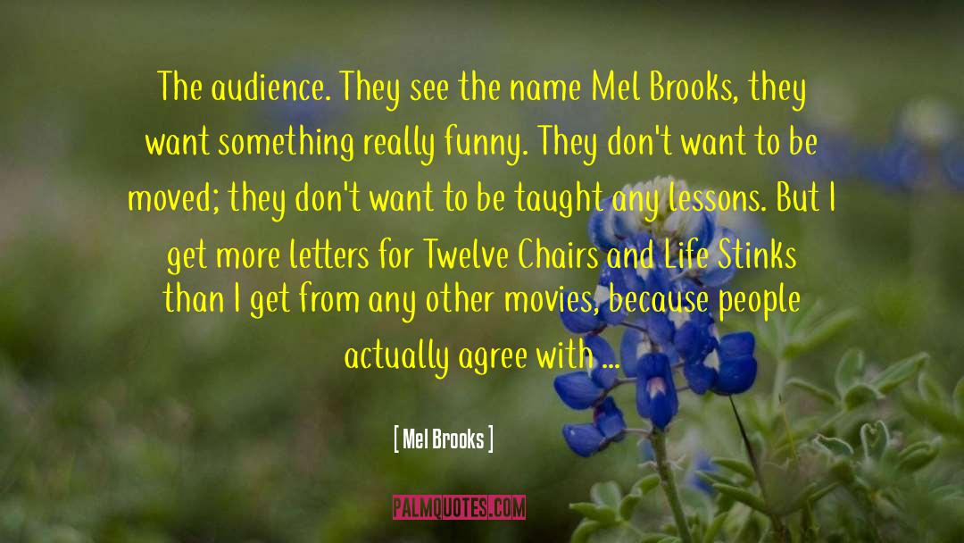Funkiest Chairs quotes by Mel Brooks