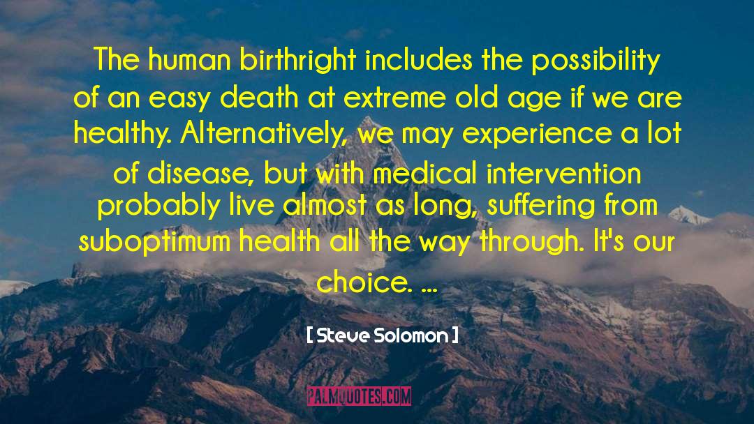 Funny Age quotes by Steve Solomon