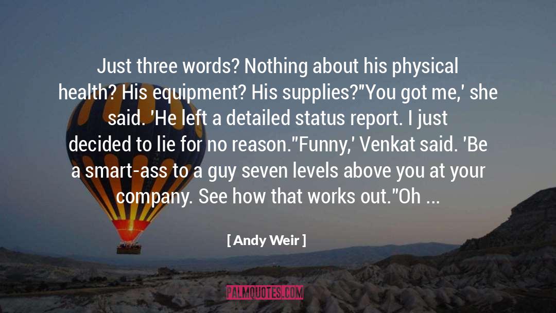 Funny Alcohol quotes by Andy Weir