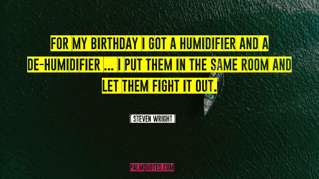 Funny Birthday Card quotes by Steven Wright