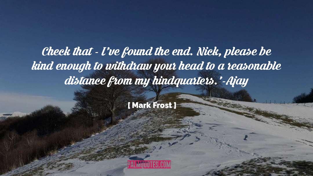 Funny Boredom quotes by Mark Frost