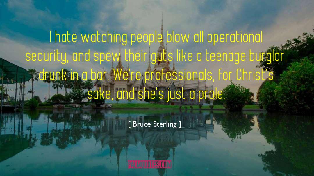 Funny But True quotes by Bruce Sterling